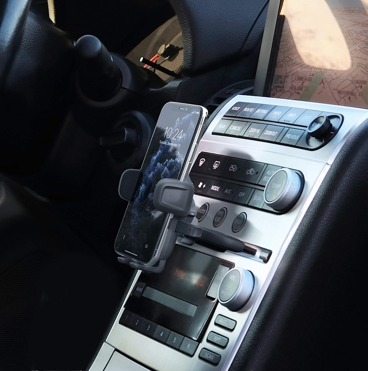 iOttie Easy One Touch Signature CD Slot Mount - Universal Car Phone Holder for iPhone, Google, Samsung, Moto, LG, and all other Smartphones