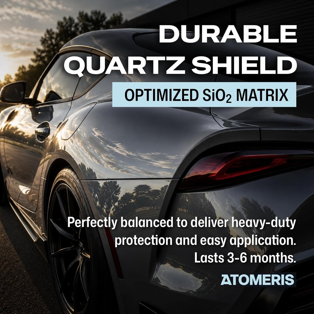 ATOMERIS™ SC-3 Ceramic Spray Coating for Cars - 16.9 fl oz - High Gloss Hydrophobic Paint Sealant & Ceramic Coating Spray - Professional Car Wax Protection