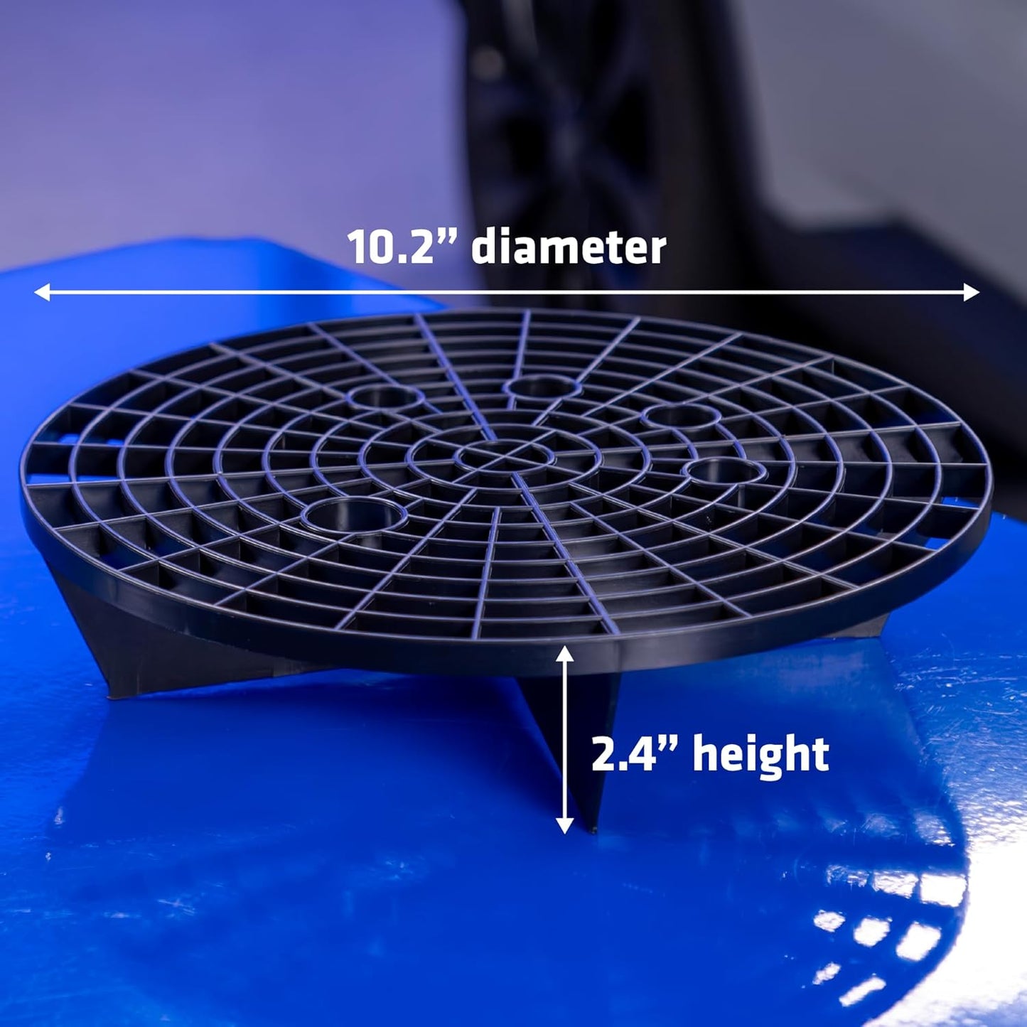 VIKING Automotive Bucket Insert Grit Trap for Car Wash and Detail Kits, Helps Remove Dirt and Debris from Microfiber, Mitts, Cloths, and Sponges, Blue