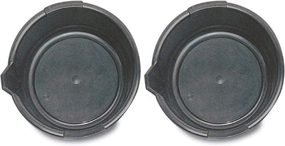 Funnel King 32950 Oil Drain Pan, Length 13 1/2", Height 4 1/2", Made in USA, Black