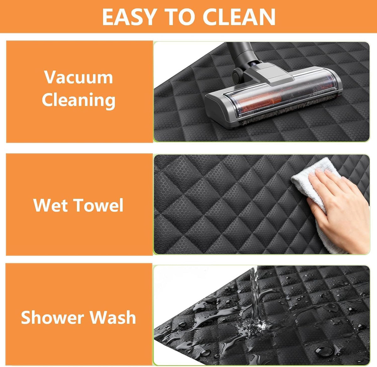 Dog Cargo Liner for SUVs - Waterproof Large Non-Slip Pet Trunk Mat with Bumper Flap Protector, Universal Fit for SUVs, Sedans, Vans