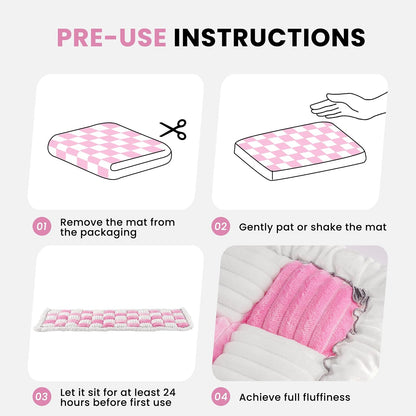 HiPetpy Backseat Dog Bed Mat for Car, Non-Slip Dog Bed for Car Back Seat, Soft & Cozy Dogs Blanket, Washable Travel Pet Mat Seat Protector for Cars, SUVs, Trucks