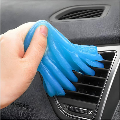 Moly Magnolia Cleaning Gel for Car, Universal Detailing Putty Gel Detail Tools Car Interior Cleaner, Removal Putty Keyboard Cleaner for Car Vents, PC, Laptops, Cameras (Blue)