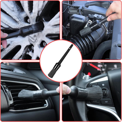 Wheel Brush, Wheel & Rim Cleaner Brush, Tire Brush, Wheel Cleaning Brush, Bendable & Durable Car Wheel Brush Set, Car Detailing Brushes, Wheel Brushes for Cleaning Wheels