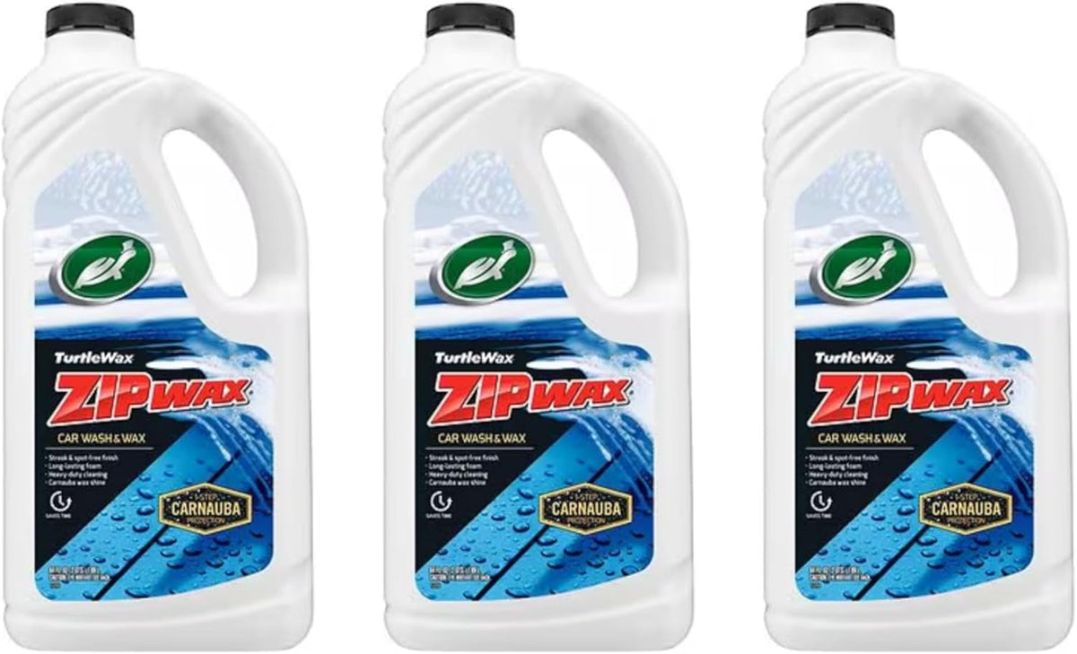 Turtle Wax T-79 Zip Wax Liquid Car Wash and Wax. 64 oz. - 3 Pack