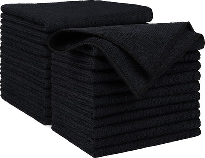 AIDEA Microfiber Cleaning Cloth, 50PK, Microfiber Towels for Cars, Premium Wash Cloths, Dusting Cloth Cleaning Rags, Absorbent Towels for SUVs, House, Kitchen, Window, Cleaning Supplies12×12"
