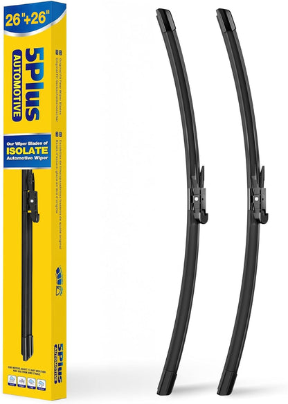 20"-2 Pack Windshield Wiper Blades Replacement For Ford F150 F250 F350 F450 F550 2008-1999 Expedition 2006-1999 Explorer 2010-2005 Mustang 2004-1999, Windshield Wiper Blades For My Car