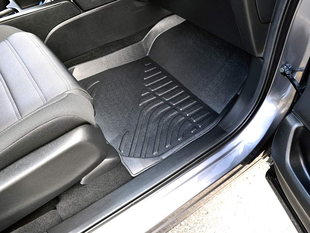 Car Floor Mats Replacement for Honda Civic Sedan & Sedan Si 2012-2015 (Not for Coupe) Heavy Duty Liner Custom Fit All Weather Protection Carpets Coverage Waterproof Durable Odorless
