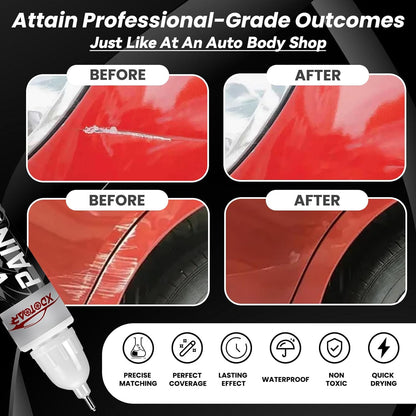 Black Touch Up Paint for Cars, Color Accurate Car Touch Up Paint, Professional Automotive Scratch Repair, Lasting Auto Scratch Remover, Quick Dry, Easy to Use, Safe and Waterproof, Versatile Use