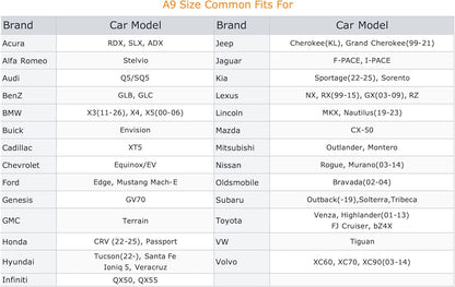 Coverlex Large Car Cover for SUV, Outdoor SUV Cover Universal Fit for Dodge Durango, Audi Q7, BMW X5, Benz GLE, Acura MDX, CX-9, VW Atlas, Jeep Grand Cherokee, Infiniti QX60, Length 201 Inches