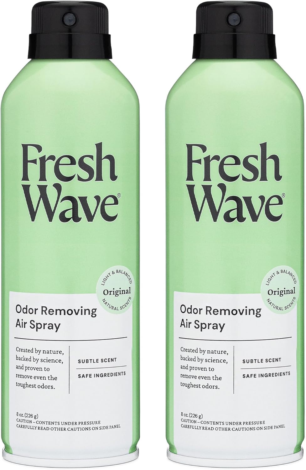 Fresh Wave Original Scent Odor Removing Spray, 8 fl. oz. | Pack of 2 | Odor Absorber for Home, Furniture, Fabrics & Trash | Safer Odor Relief