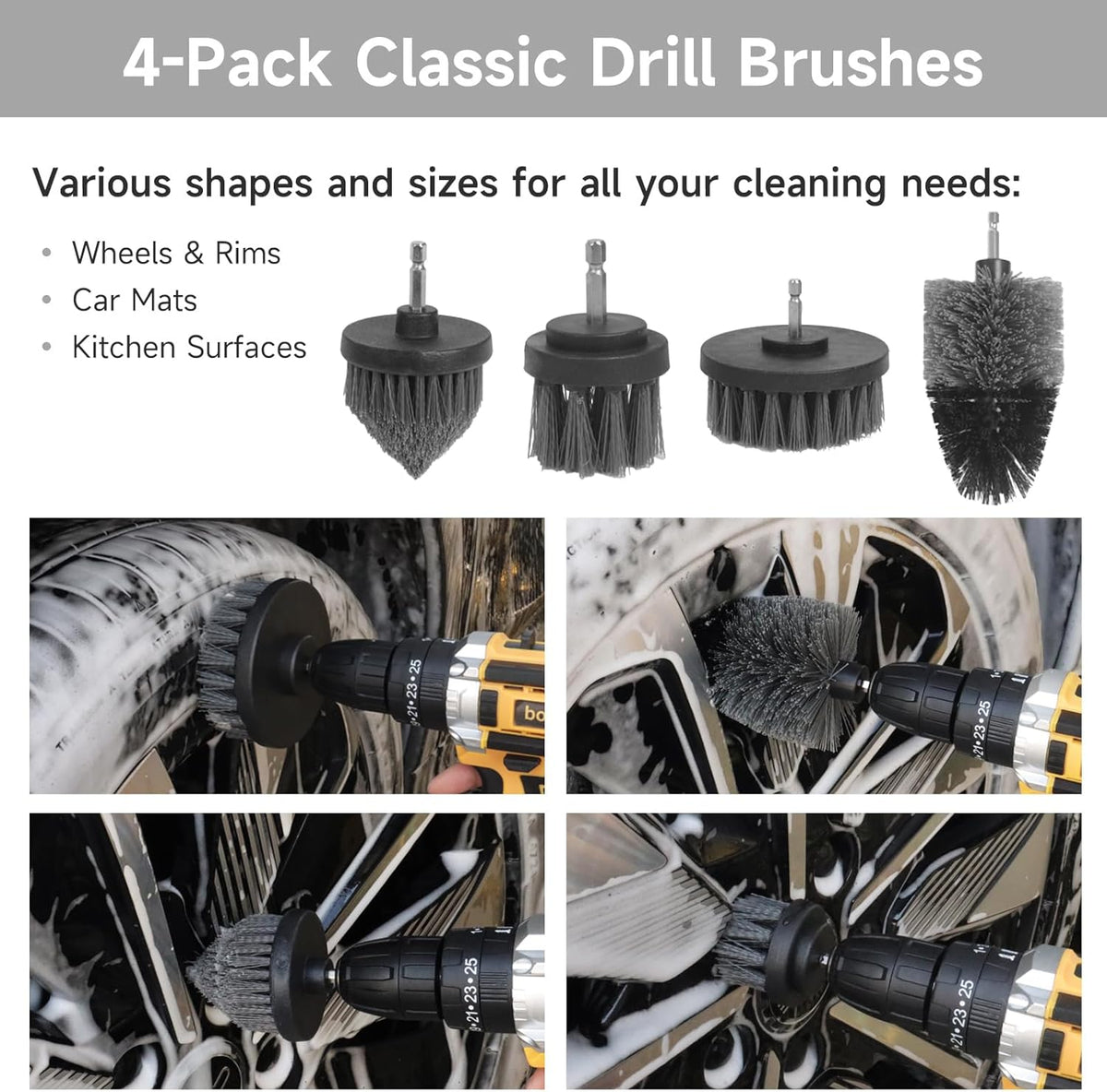 36Pcs Car Detailing Kit, Car Detailing Brush Set, Car Cleaning Kit, Auto Detailing Tools for Interior Exterior Wheels, Professional Car Wash Accessories with Windshield Cleaning Tool and Storage Box