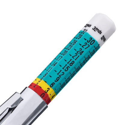 Pangda 10 Pack Tyre Gauge Smart Color Coded Tyre Tread Depth Gauge in 1/32 Inch Wear Tread Checker Measuring Tool for Car, Semi Truck