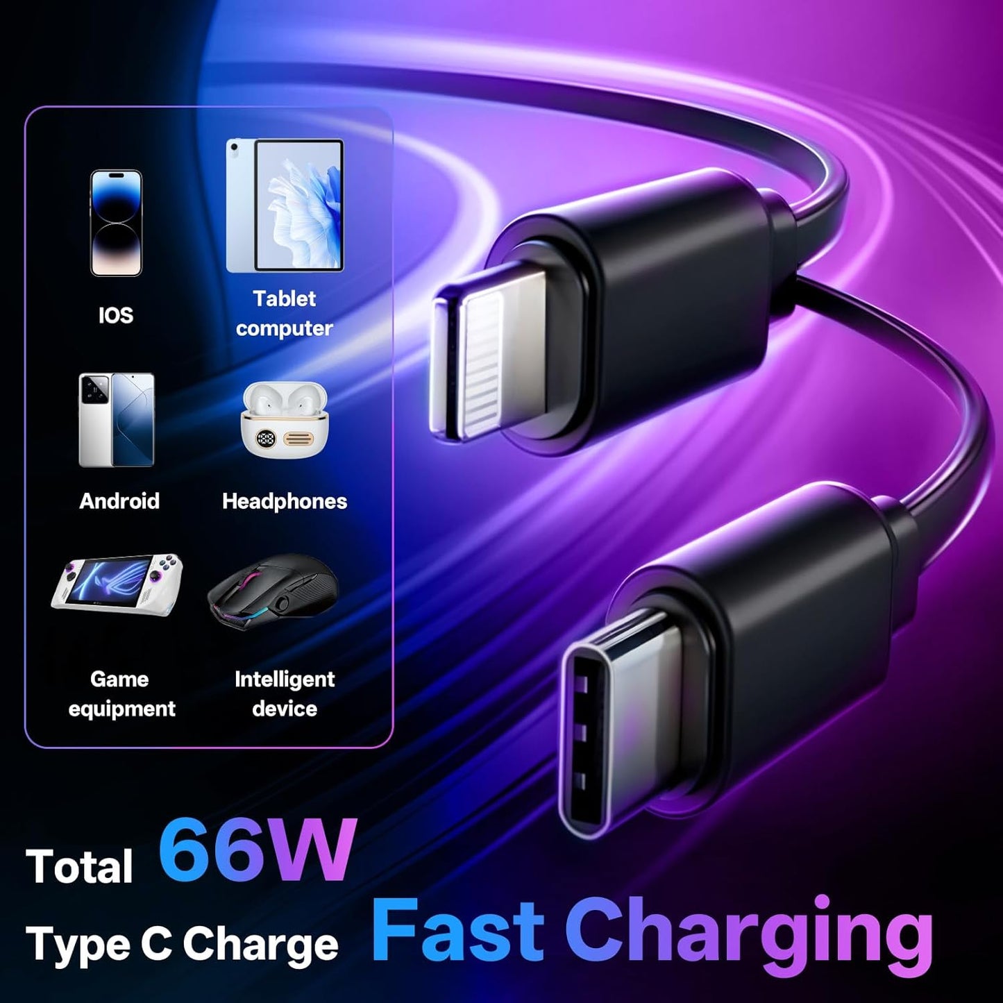 BERTHALESS Retractable Car Charger, 4 in 1 Fast Charging Car Charger with USB-C & USB-A, Compatible with iPhone 17/16/15/14/13/12/11,Galaxy,Pixel,Car Accessories Gifts for Fathers Day,Husband,Men,Dad