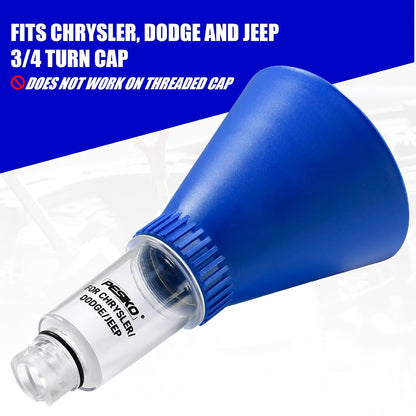 Engine Oil Funnel Spill-Free Hands-Free Compatible with Buick, Cadillac, Chevrolet, and GMC Vehicles for Fast & Easy Oil Change