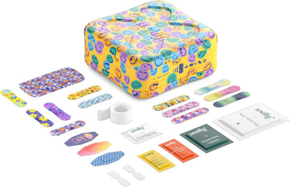 Welly First Aid Kit | FSA Eligible | Adhesive Flexible Fabric and Waterproof Bandages, Tape and Non-Stick Pads, Butterfly Strips, Triple Antibiotic and Hydrocortisone Ointments, Ibuprofen - 130 Count