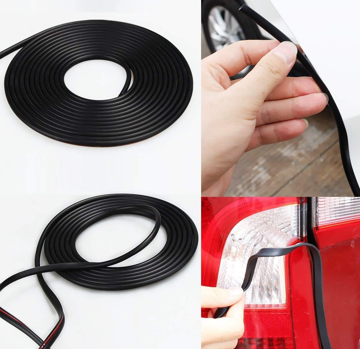 Eytool Clear Door Edge Guards for Cars,Car Door Protector with U Adhesive Edge Protective Trim Ding Protector Fit for Most Car (Clear, 32.8FT)