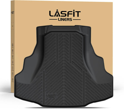 LASFIT Full Set Floor Mats for Honda CR-V 2026 2025 2024 2023 (Gasoline & Hybrid & e:FCEV), All Weather TPE Custom Fit Floor Liners 1st & 2nd Row & Seat Back Mat & Cargo Mat (Upper Position)