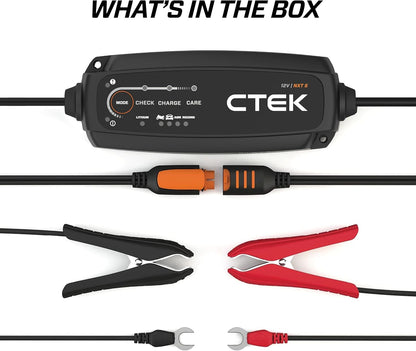 CTEK - 40-206 MXS 5.0 Fully Automatic 4.3 amp Battery Charger and Maintainer 12V