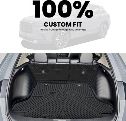 LASFIT Cargo Liner for Honda CR-V 2026 2025 2024 2023 (Gasoline & Hybrid & e:FCEV) All Weather TPE Car Trunk Mat (Upper Position), Cargo Only Black