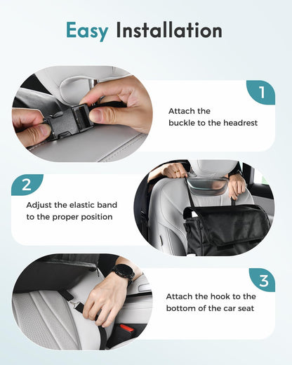 FLORICH Car Seat Gap Filler, Pro-Seats Gap Filler Organizer and Storages 2-in-1, Premium Leather Center Console Organizer, Car Organizer Front Seat Universal Fit for Car SUV Truck