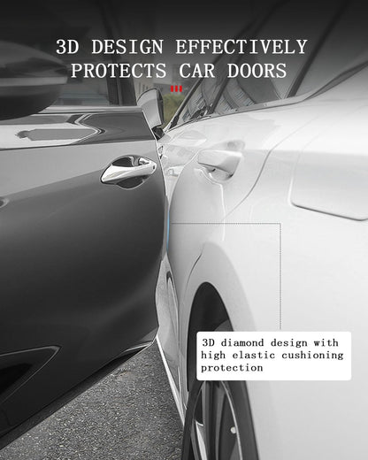 muekzu Silicone Car Door Edge Guard Trim Molding Crash Scratch Protector Scratch Guard for Car,Sedans,Truck,SUV 4PCS (Black)
