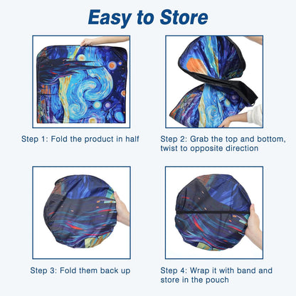 Car Windshield Sun Shade, Foldable Front Window Sunshade Blocks UV Rays, Keep Car Interior Cool, Universal Fit for Hatchback, Truck, SUV, MPV