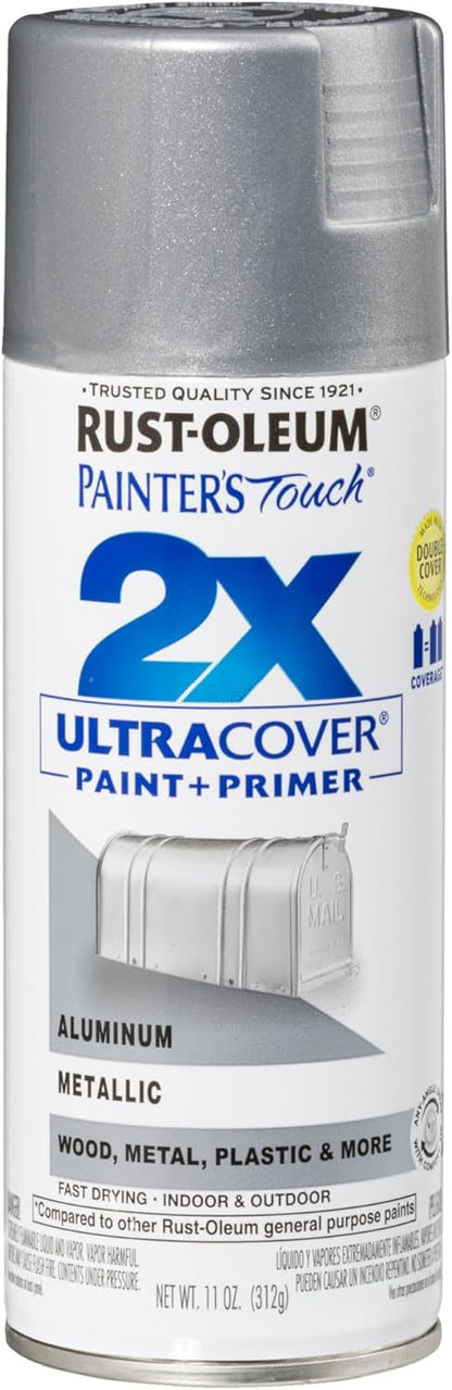 Rust-Oleum 334029 Painter's Touch 2X Ultra Cover Spray Paint, 12 oz, Gloss Clear - Colors C