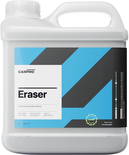 CARPRO Eraser Polish & Oil Remover - Ceramic Coating Prep, Complete Removal of Polishing Oils for Application of CQUARTZ Ceramic Coat, Anti-Static, Dust Free, No Silicone - 1 Liter (34oz) and Sprayer
