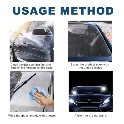 60ml Anti Fog Spray for Windshield, 1/2/3/5 Car Glass Waterproof Coating Agent, Auto Rain Agent Spray, Anti Fog Rain Prevention Spray for Car Interior Windscreen Mirrors Swimming Goggles