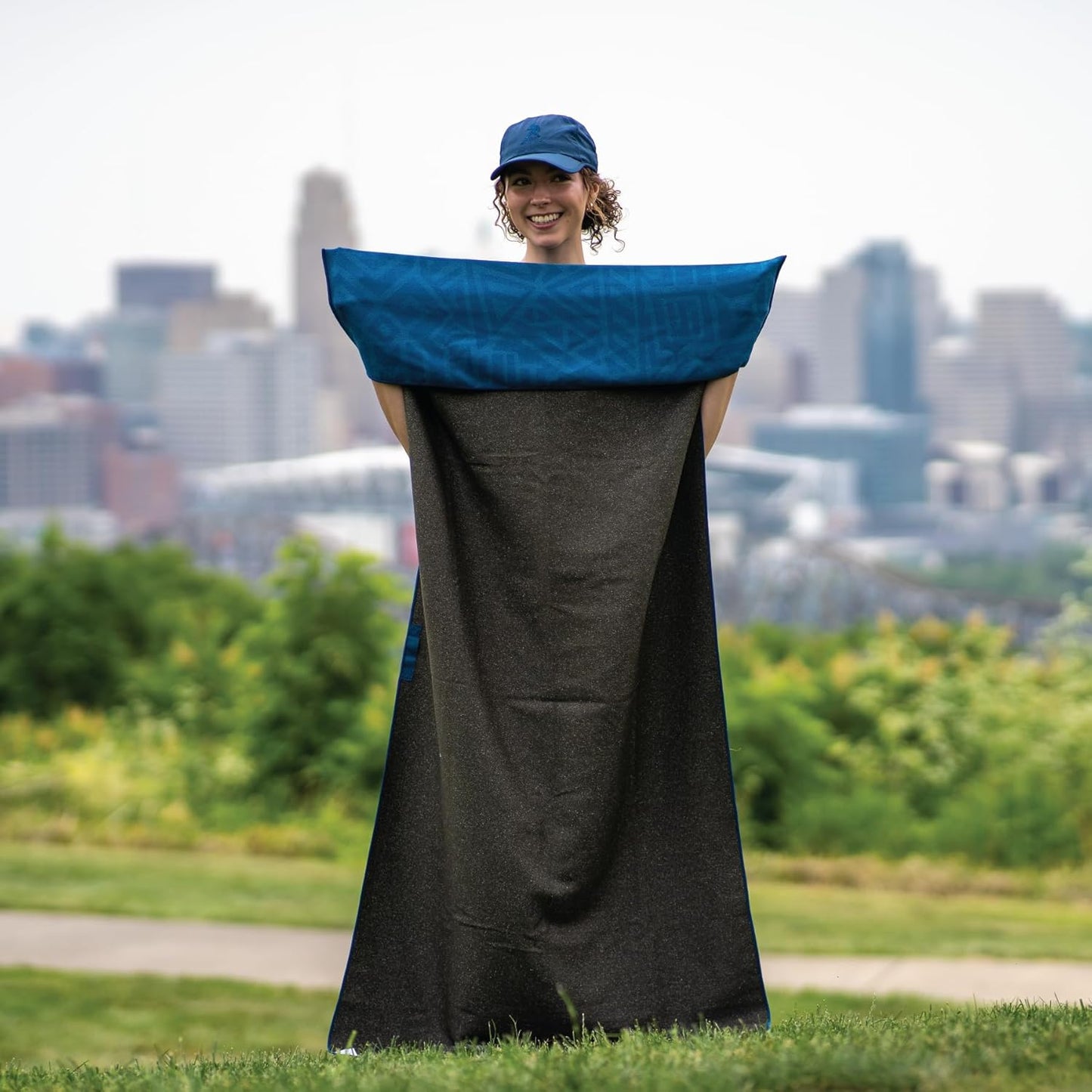 Sprints Athletic Running Towel, Full-Sized, Car Seat Cover - Performance Microfiber (Garden of Races Past)