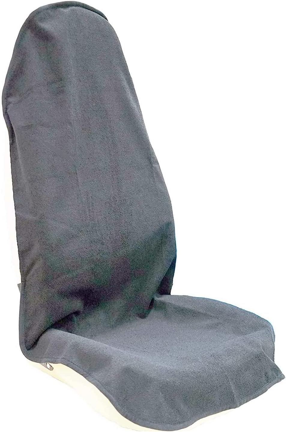 Car Seat Cover Protector Front Seats,for Gym Workout,Running,Swimming,Beach and Hiking,Waterproof Sweat Towel Bucket Seat Covers for Cars SUV Trucks (Black, 1Pcs)