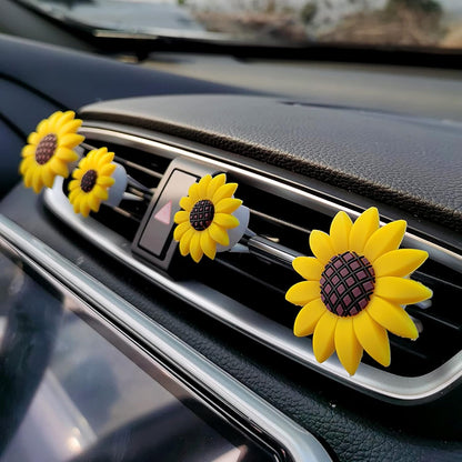 2 Pieces Small Bee Air Vent Clips Bling Bee Car Accessories Cute Car Air Freshener Rhinestone Gift Decorations Charm Car Clip Interior Air Vent Decor