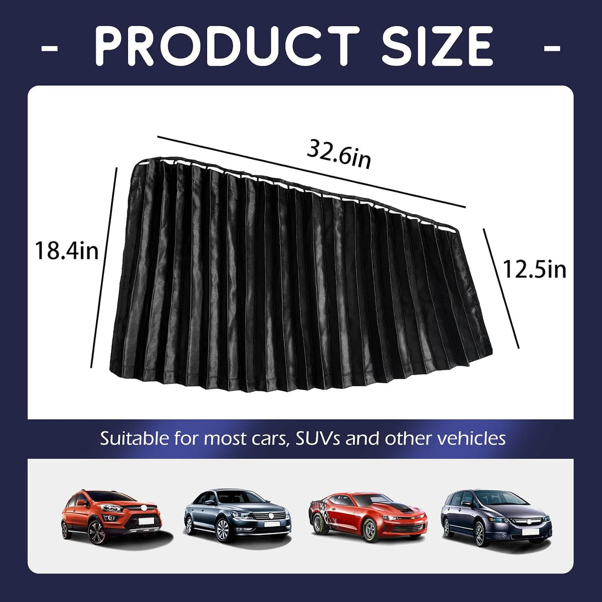 ZATOOTO Suede Car Window Shades 4PCS - Car Window Covers for Ultimate Privacy, UV Protection, and Heat Insulation, Side Window Sun Shade Perfect for Camping, Travel, Baby Safety, and Daily Use