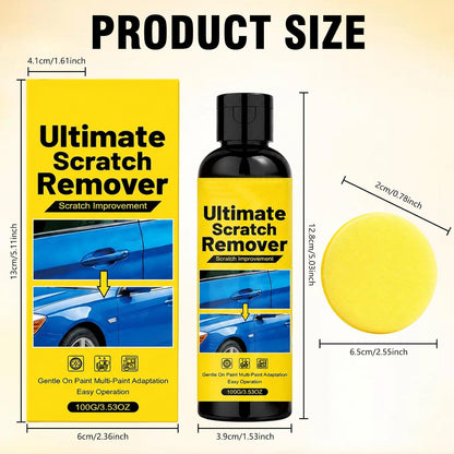 NanoPolix Car Scratch Remover, NanoPolix Scratch Remover, Plastic Polish Scratchs Removers, Quick Fix Removal Paste for Deep Scratches, All Paint Colors Polishing Kit（100g/3.53oz）(1)