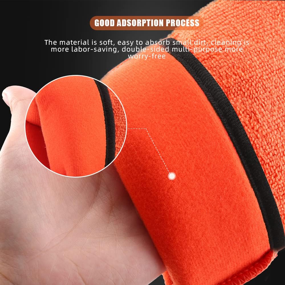 SPTA Clay Mitt, Pro Medium Grade Clay Bar Infused Mitt, Car Detailing Glove Quickly Removes Debris from Your Paint, Glass, Wheels, & More -CB306