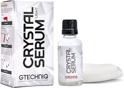 Gtechniq Crystal Serum Light Ceramic Coating for Cars 30ml | Up to 5 Years Protection, High Gloss Shine, Swirl and Chemical Resistance