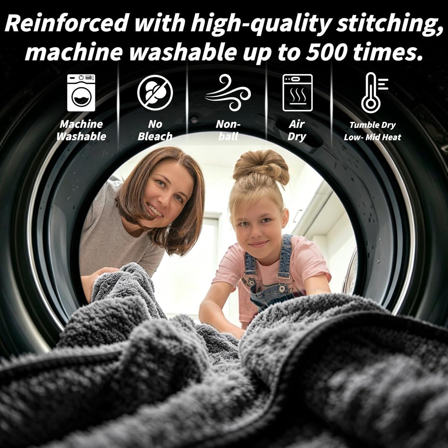 6PCS Microfiber Towels for Cars 36x25 Inch Microfiber Cleaning Cloths Bulk Soft Car Detailng Towel Cloths 450 GSM Detailing Buffing Quick Drying Towel Polishing Waxing Auto Detailing Towel Cloth