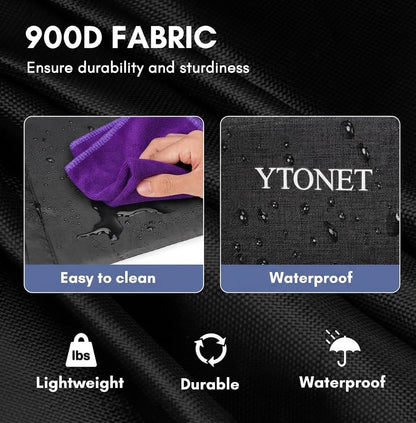Ytonet Wearable Cleaning Caddy Organizer with Handle & Shoulder Straps, Large Cleaning Bag for Housekeepers, Kitchen Supplies Organizer with Dividers, Under Sink & Car Detailing Bag, Green