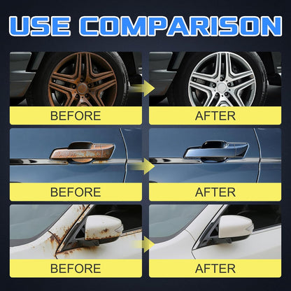 2pcs Rust Remover Spray for Metal, Upgrade Rust Remover Spray for Metal, Multipurpose Rust Stain Remover, Heavy Duty Metal Cleaner for Vehicles, Tools, Cars, Chains, Iron Out Rust Remover Spray