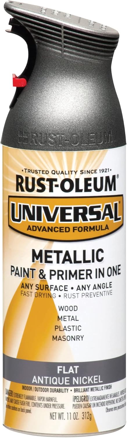 Rust-Oleum 302151 Universal All Surface Clear Topcoat Spray, 11 oz, Dead Flat Clear - Colors B