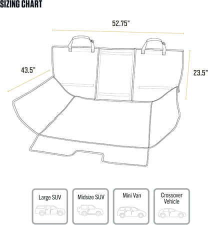 Carhartt Universal Fitted Nylon Duck Cargo Liner, Durable Water-Repellent Liner, Fits a Variety of Cargo Area Sizes, Carhartt Brown