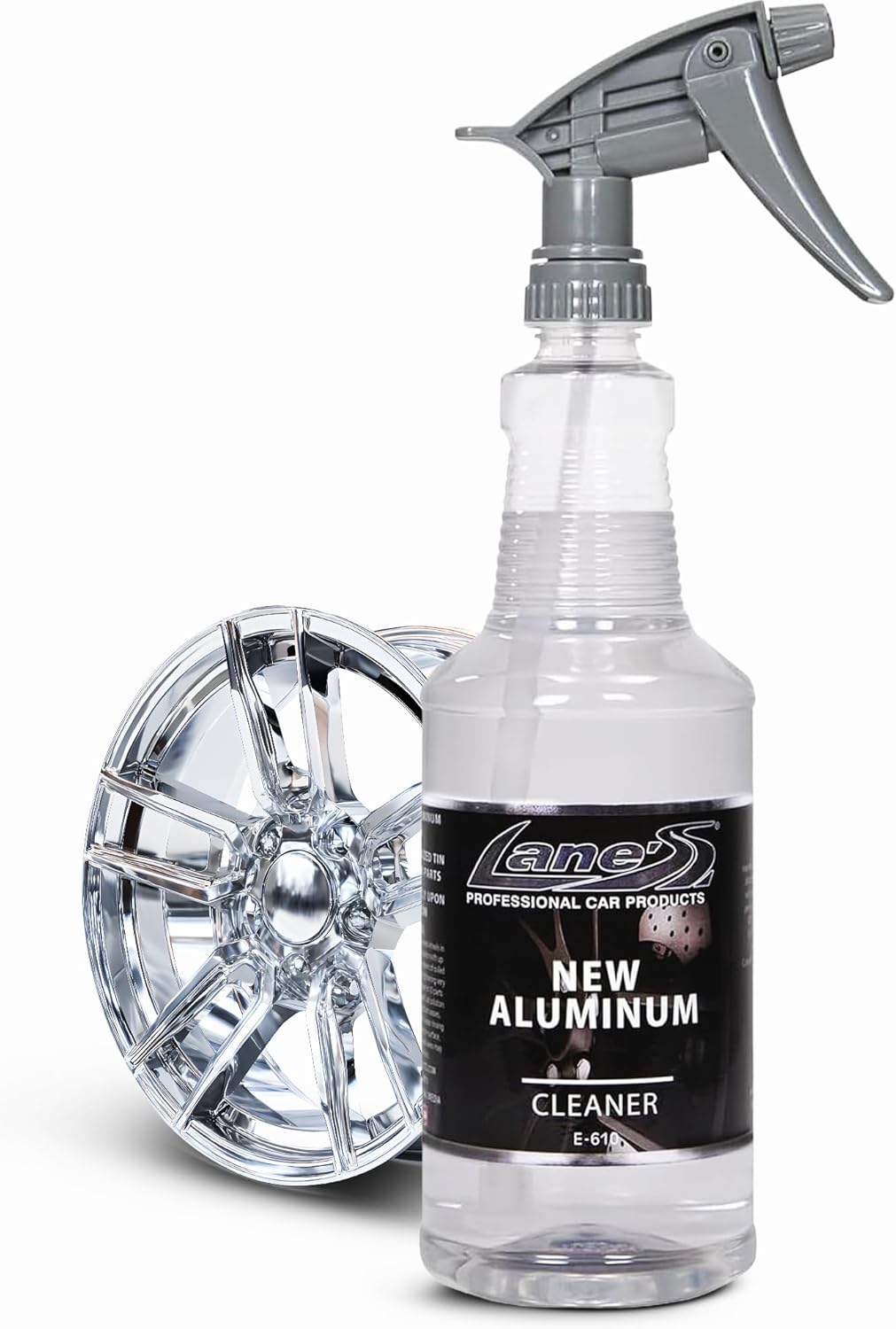 LANE'S New Aluminum Car Wheel Cleaner | Acid Rim Cleaner and Brightener | Brake Dust, Oxidation & Rust Remover for Motorcycles, Cars, Trucks | Shines & Eliminates Hard Scrubbing | 16oz