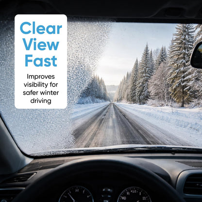 Superio Windshield Deicer for Car – Winter Ice Melt & Defroster, Washer Fluid Safe, 17 oz