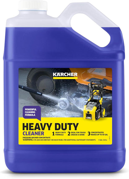 KÄRCHER Vehicle Wash and Wax, Pressure Washer Detergent, Cleans Cars, Bikes, Trucks, Boats and More, Highly Concentrated, Makes up to 40 gal of Cleaner