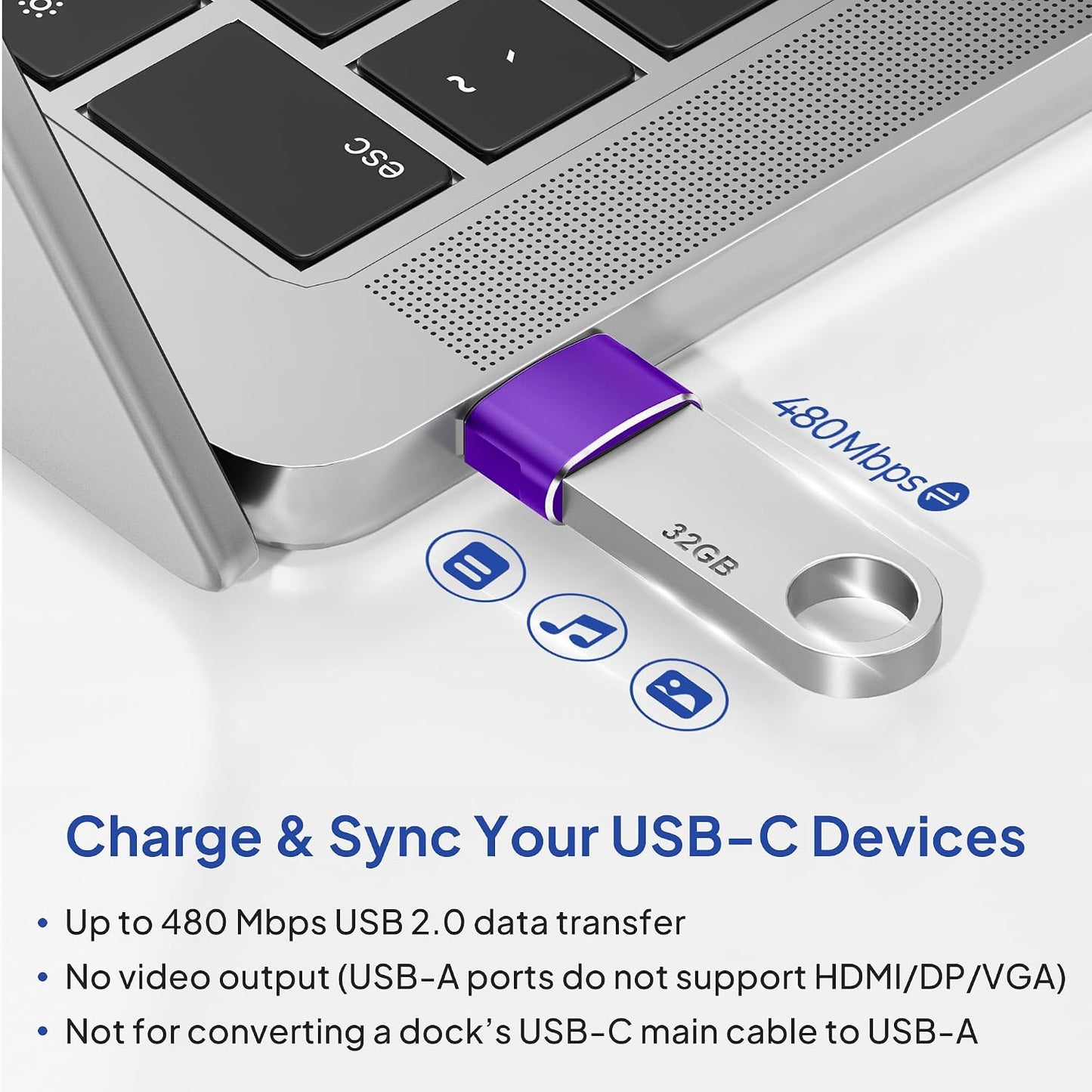 Elebase USB to USB C Adapter for iPhone 17 4Pack,USBC Female to A Male Car Charger Adapter,Type C Converter Apple 17e 16 Pro Max 15 14 Plus,iWatch Watch 11 10 Ultra 3,iPad Air,Samsung Galaxy S26