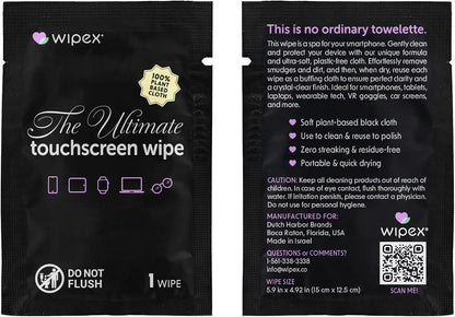 Wipex Auto Interior Car Cleaning Wipes - Plant Based Car Wipes - Lavender Essence, Safe for Vinyl, Rubber, Plastic, Leather, Chrome, Non-Greasy Matte Finish, UV Protectant, 40Ct Car Detailing Supplies