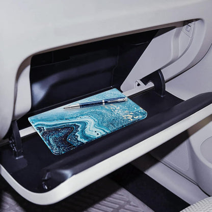 CoBak Car Registration and Insurance Holder - Vehicle Glove Box Car Organizer,Auto Truck Comparment Accessories Case with Magnetic Closure for Driver License,Cards - Colors A