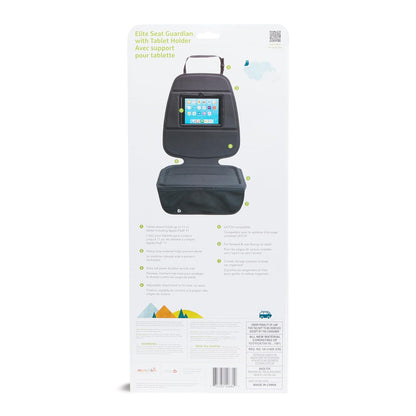 Munchkin Elite Seat Guardian Car Seat Protector, Under Car Seat Cover for Baby and Toddler Seats, Rear or Forward Facing, Dark Grey