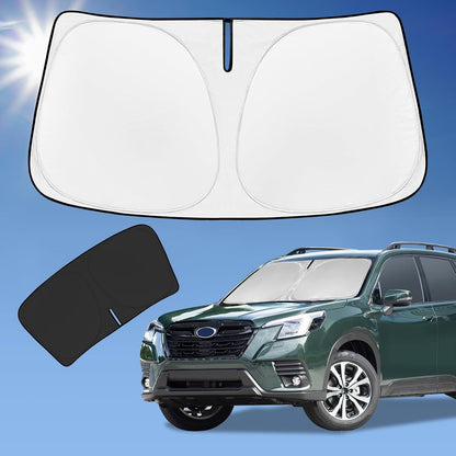 for Toyota Tacoma 2016-2023 2024 2025 2026 Sun Shade Sunshade Windshield Cover - 4 Layers Front Window Shade Custom Fit Tacoma 2Dr 4Dr Pickup Sun Visor 240T Shade Blocks UV Rays Car Accessories - Colors F